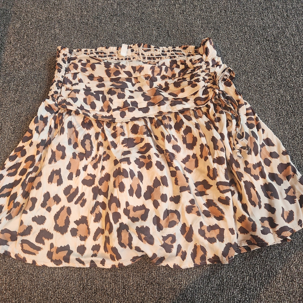 Leopard Print Women's Skirt